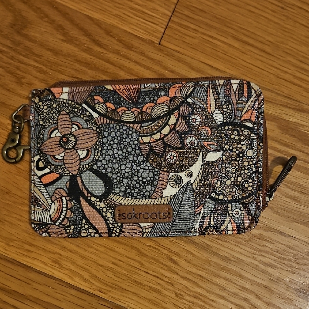 Sakroots Artistic Floral Zip Wallet